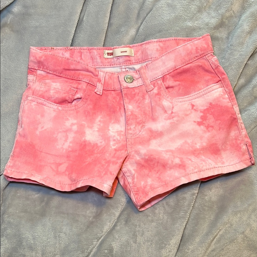 Levi's Pink Tie-Dye Girls/kids Shorts (size 10)
